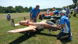The Malchiones and Paul LeTourneau prep their gigantic A-10 jets